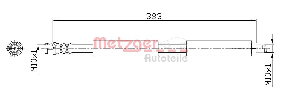 METZGER Gumifékcső 4118574_METZ